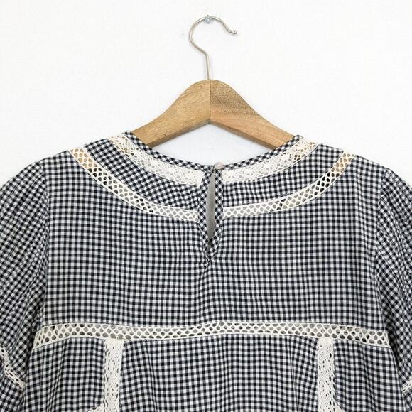 Free People Black & White Sunny Day Shirt Dress - Picture 5 of 11